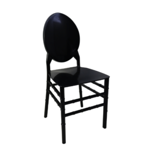 Oval Back Resin Chair