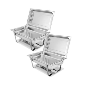 Smte-Stainless Steel Single Chafing Dish - Pack of 2-16L