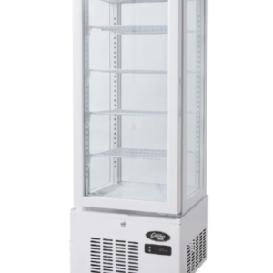 GALILEO Refrigerated Glass Display Fridge – White