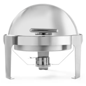 Stainless Steel Round Chafing Dish – Solid Lid