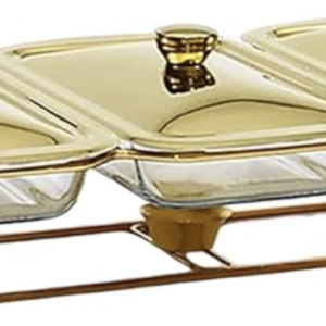 Gold Triple Chafing Dish Set - 3 x 1.5L