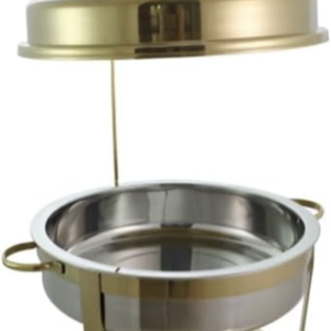 Buy 9L Gold Stainless Steel Chafing Dish with Steel Hooks