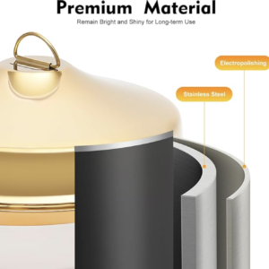 Fifizoo 9.5Qt Gold Stainless Steel Chafing Dish Set - 4 Pack for sale online