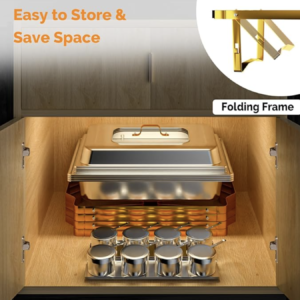 Buy ROVSUN 9QT Gold Chafing Dishes for Buffet - 2 Pack online