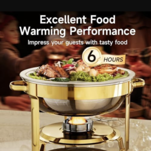 Wedding Banquet 9L Round Stainless Steel Chafing Dish for sale online
