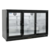 Back Bar Cooler - 3 Door Sliding Fridge