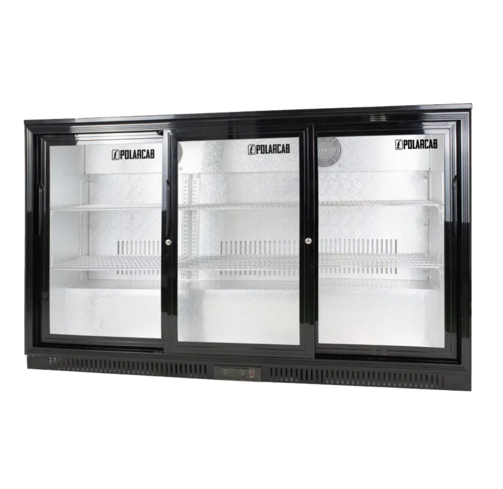 Buy Back Bar Cooler - 3 Door Sliding Fridge for sale