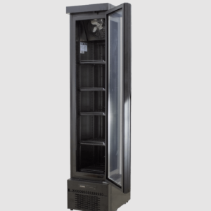 POLARCAB Single Door Fridge - Slim Line Black