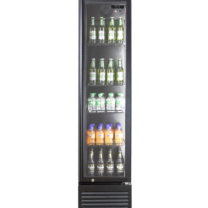 POLARCAB Single Door Fridge Slim Line Black for sale