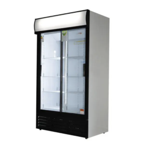 Fridgestar Double Door Display Fridge – Sliding Doors