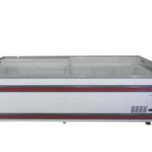 Island Freezer 1113L Curved Glass Slider