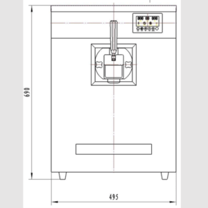 Beiqi BQ115T Table Soft Serve Machine for sale online