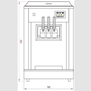 Soft Serve Machine BQ323T Table Model – Versatile Solution for Soft-Serve Delights