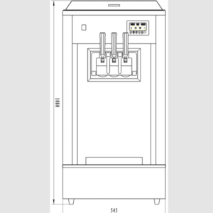 Beiqi BQ323TP Table Soft Serve Machine for sale