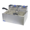 Fryer DF-84 - Chromcater This larger model dual-basket DF-84 fryer is a perfect piece of machinery for any food or restaurant business. Great power and excellent results are guaranteed every time. Find the right tool for the job in our selection of Chromcater