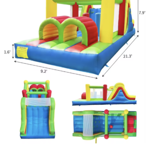 Inflatable Obstacle Course Bounce House with Slide – 6.5m x 3m x 2.5m for sale cape town