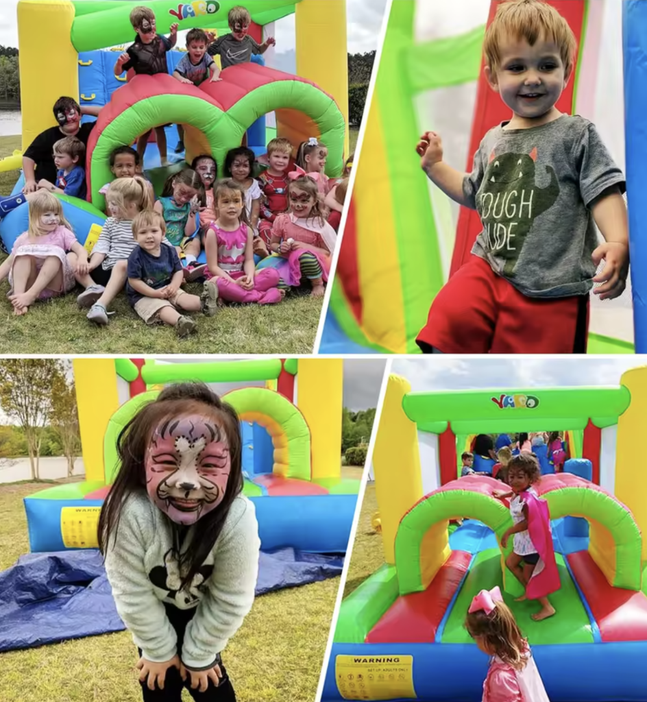 Inflatable Obstacle Course Bounce House with Slide – 6.5m x 3m x 2.5m for sale near me